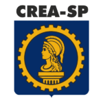 Selo de certificação CREA-SP para empresas de engenharia e segurança.